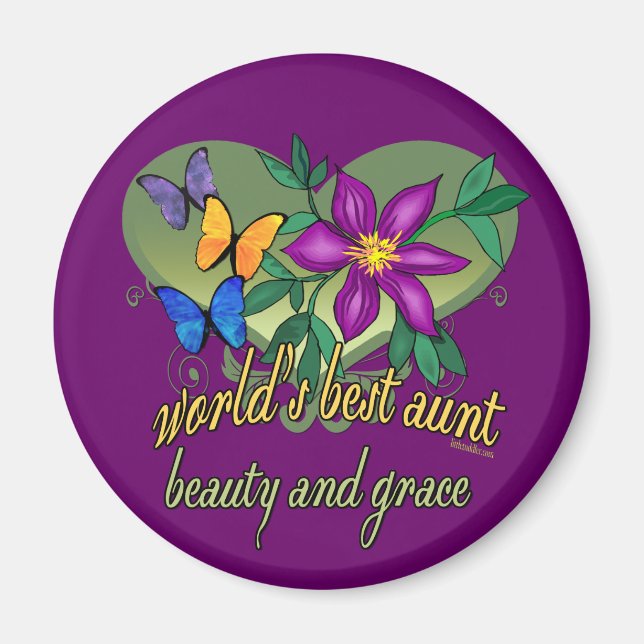 Niedliche Geschenke für Tanten Magnet (Vorne)