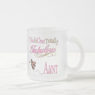 Niedliche Geschenke für Tanten Mattglastasse