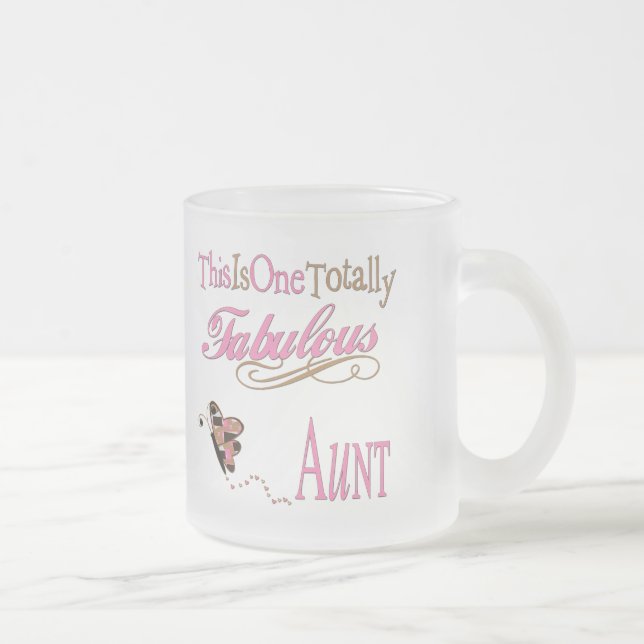 Niedliche Geschenke für Tanten Mattglastasse (Rechts)