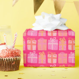 Niedliche Geschenke HandGezeichnet Weihnachtsfeier Geschenkpapier