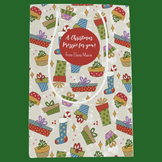 Niedliche Geschenke Weihnachtsgeschenke Mittlere Geschenktüte (Von Creator hochgeladen)