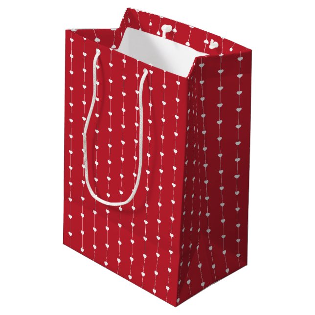 Niedliche Geschenktasche Mittlere Geschenktüte (Rückseite Schrägansicht)