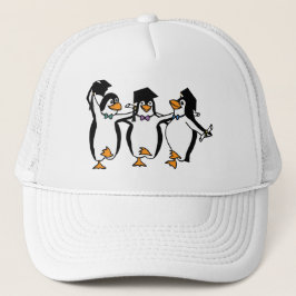 Niedliche Geschlossen Pinguine Truckerkappe