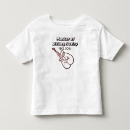 Niedliche Geschwister Brüder Rivalität Kleinkind T-shirt