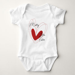 Niedliche Geschwister Kleine Schwester Herzname Bo Baby Strampler