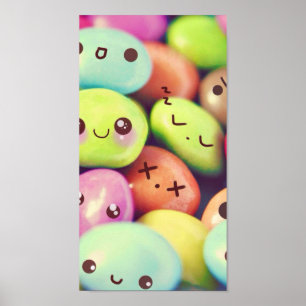 Niedliche Gesichter Poster