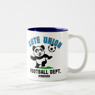 Niedliche Gewerkschafts-Fußball-Abteilung Zweifarbige Tasse