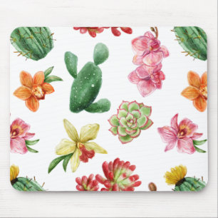 Niedliche gezeichnetes Muster des Watercolor Mousepad