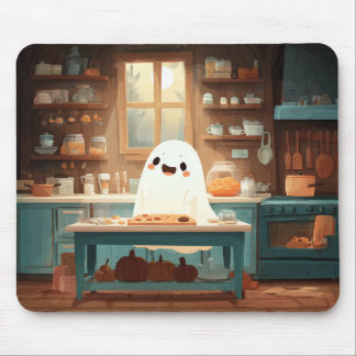 Niedliche Ghost Backkost - Gemütliches spokes Mous Mousepad