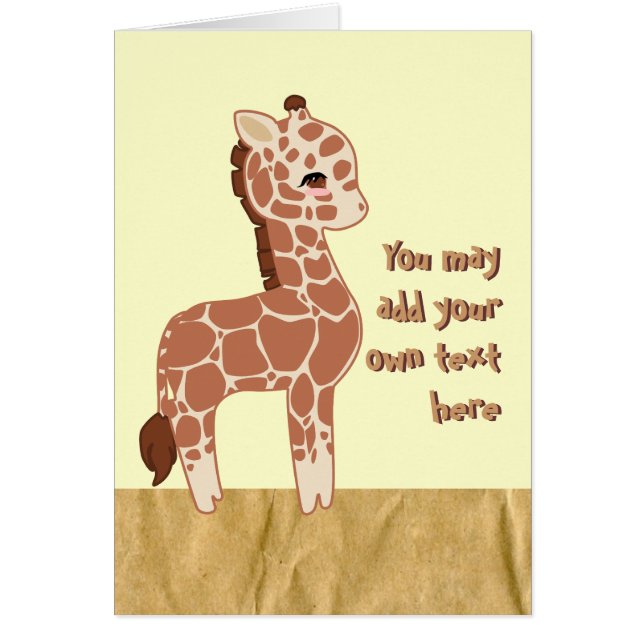 Niedliche Giraffe (Vorne)