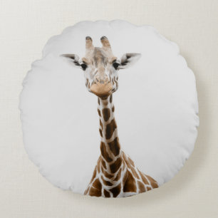 Niedliche Giraffe 1 #animal#art Rundes Kissen