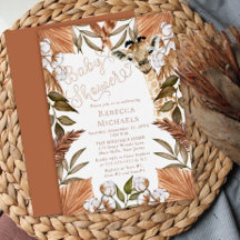 Niedliche Giraffe Boho Getrocknete Gräser Babydusc