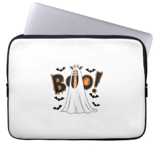 Niedliche Giraffe Boo Halloween Kostüm Zoo Lover _ Laptopschutzhülle
