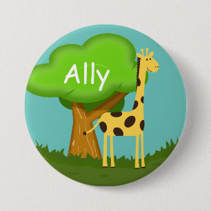 Niedliche Giraffe Button