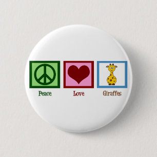 Niedliche Giraffe Button