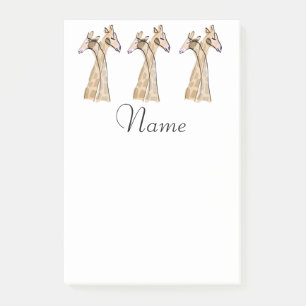 Niedliche Giraffe Couple Thunder_Cove Post-it Klebezettel