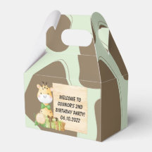 Niedliche Giraffe für Kleinkinder Gefälligkeitsbox