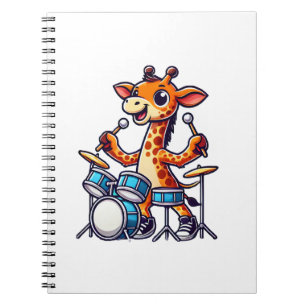 Niedliche Giraffe für Trommler-Giraffen Notizblock