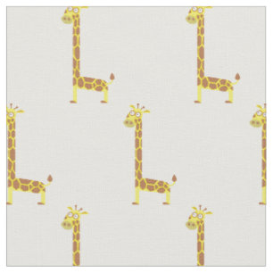 Niedliche Giraffe Kids Baby Kinderzimmer White Stoff