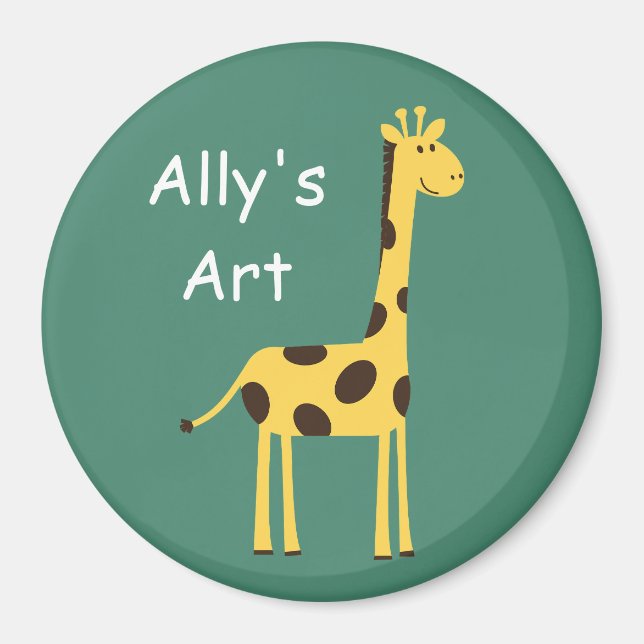 Niedliche Giraffe Magnet (Vorne)