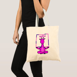 Niedliche Giraffe Meditation Yoga Tote Tasche