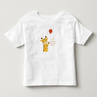 Niedliche Giraffe mit Luftballon – Ein bisschen Fr Kleinkind T-shirt
