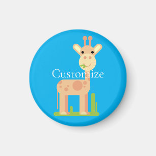 Niedliche Giraffe Munching Thunder_Cove Magnet