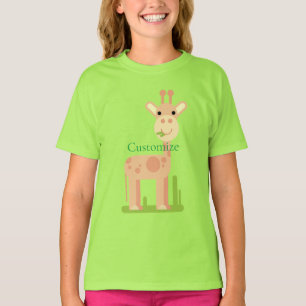 Niedliche Giraffe Munching Thunder_Cove T-Shirt
