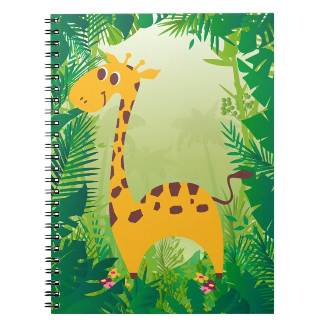 Niedliche Giraffe Notizblock (Vorderseite)