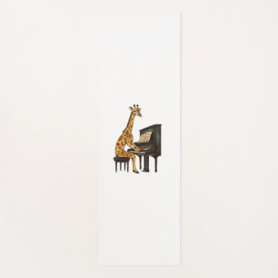 Niedliche Giraffe Piano Giraffen Musikermusik Yogamatte
