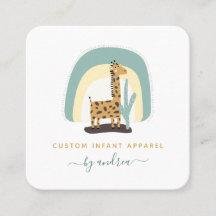 Niedliche Giraffe Rainbow & Cactus Cacti Baby Bout