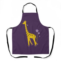 Niedliche Giraffe Roller Skaten Lila