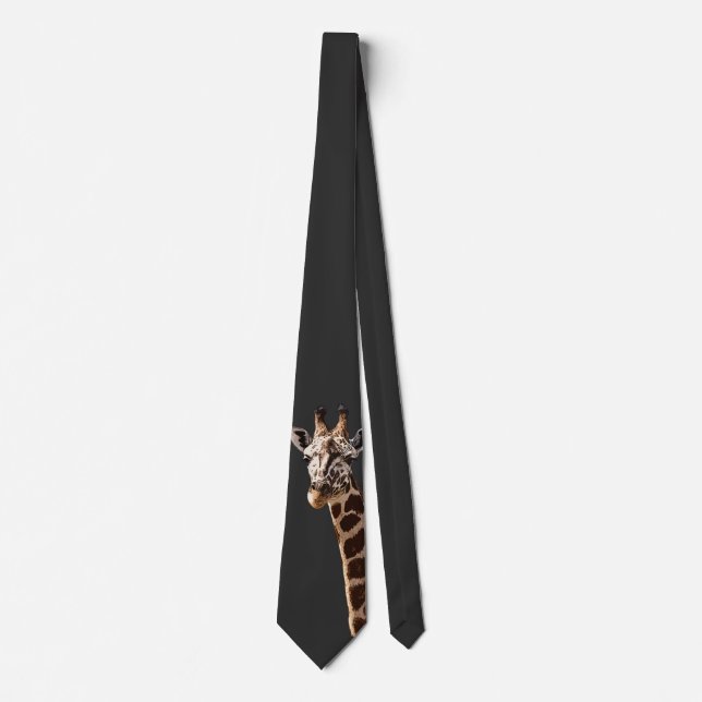 Niedliche Giraffe sieht dich an! Krawatte (Vorderseite)