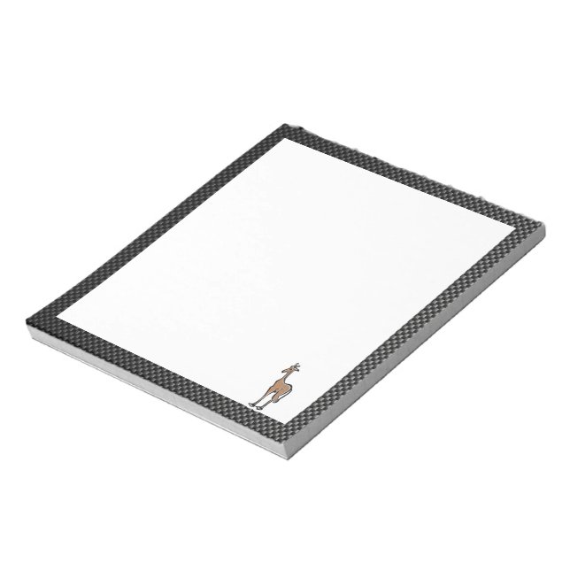Niedliche Giraffe; Sleek Notizblock (Rotiert)