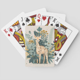 Niedliche Giraffe Spielkarten