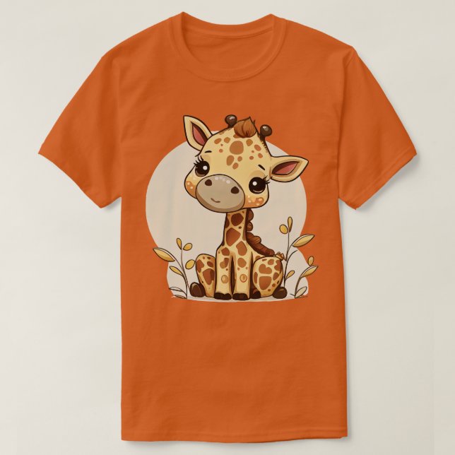 Niedliche Giraffe T-Shirt (Design vorne)