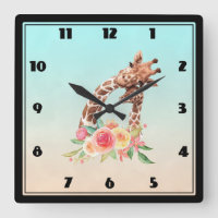 Niedliche Giraffe Wasserfarben Mama & Baby