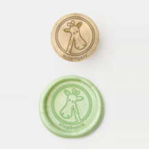 Niedliche Giraffe Wax Siegel Briefmarke