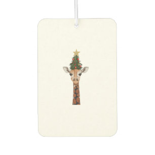 Niedliche Giraffe Weihnachtsbaum Giraffe Lovers _1 Autolufterfrischer