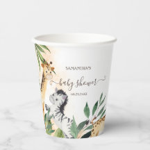 Niedliche Giraffe, Zebra-Blätter Kinderdusche