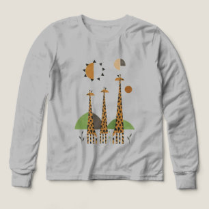 Niedliche Giraffen im Wald