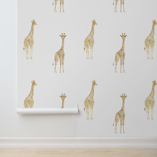 Niedliche Giraffen Tapete (Anwendung)