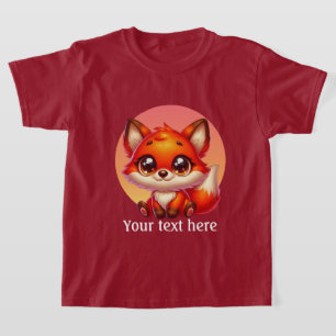 Niedliche Girl-Fuchs-Liebhaber T-Shirt