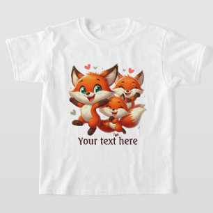 Niedliche Girl-Fuchs-Liebhaber T-Shirt