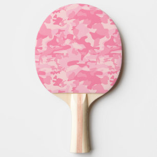 Niedliche Girl-Rosa-Camouflage Tischtennis Schläger