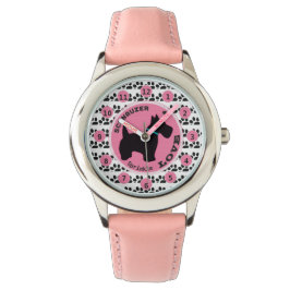 Niedliche Girls Dog Paw Schnauzer Kinder Persönlic Armbanduhr