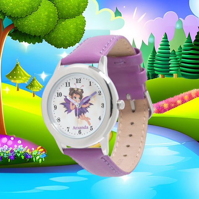 niedliche Girls Fantasiefee gibt Namen Watch Armbanduhr (Von Creator hochgeladen)