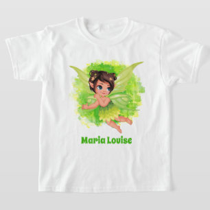 niedliche Girls, grüne Fee, Name  T-Shirt