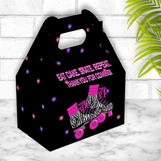 Niedliche Girl's Roller Skate Geburtstagsparty Geschenkschachtel (Von Creator hochgeladen)