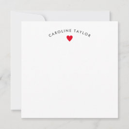 Niedliche Girly Note Card Mitteilungskarte